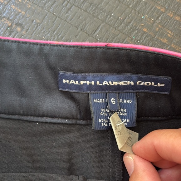 Ralph Lauren Golf navy blue skort with a pink stripe at the waistband size 6 - Picture 7 of 10